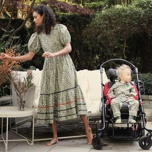 DÔEN - Dune Dress in Pomme et Poire | XS